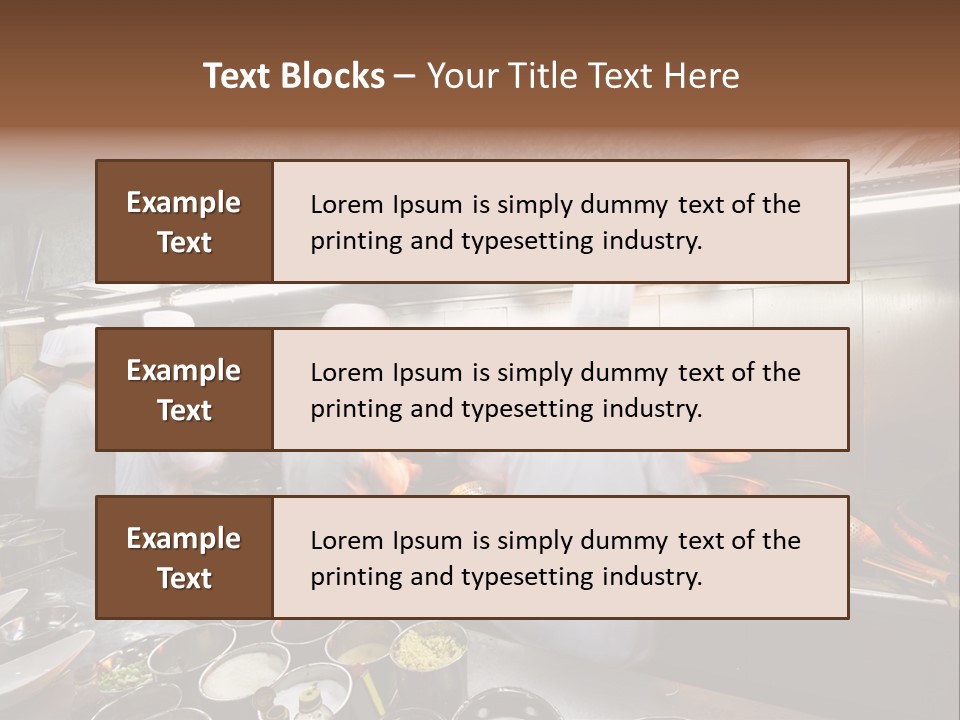 Men Cooking Profession PowerPoint Template