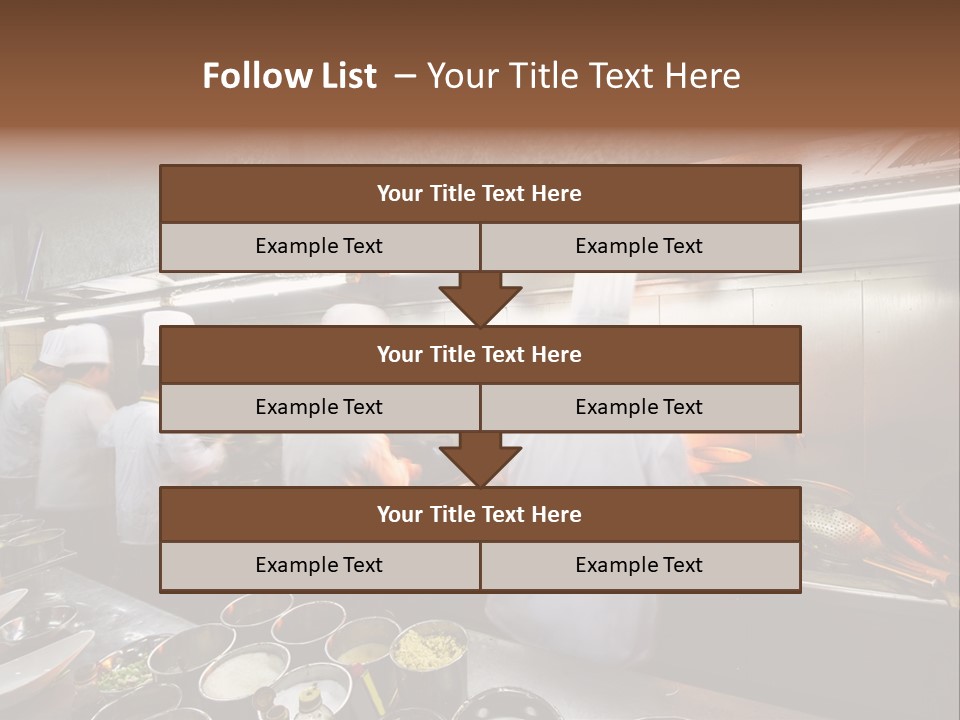Men Cooking Profession PowerPoint Template