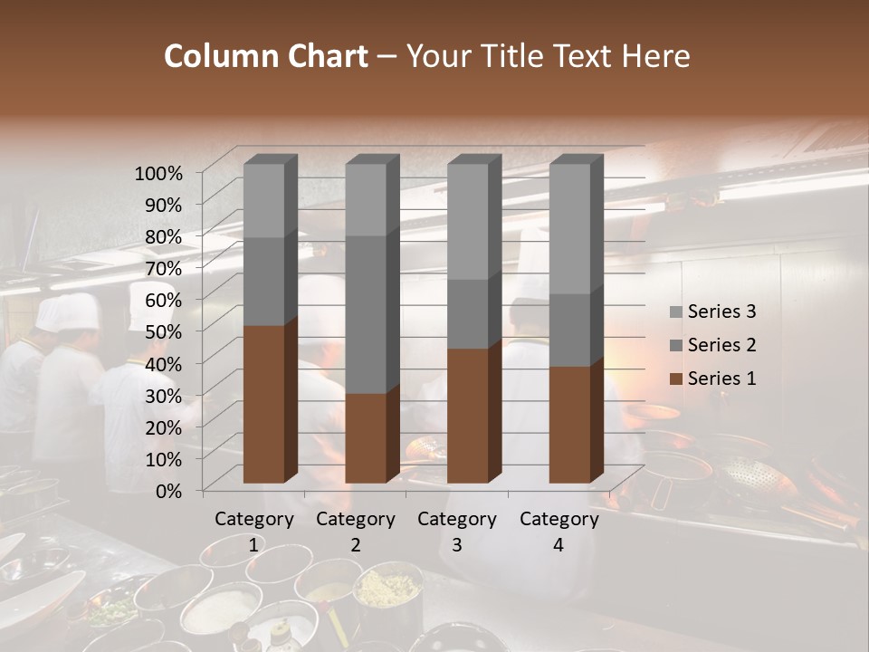 Men Cooking Profession PowerPoint Template