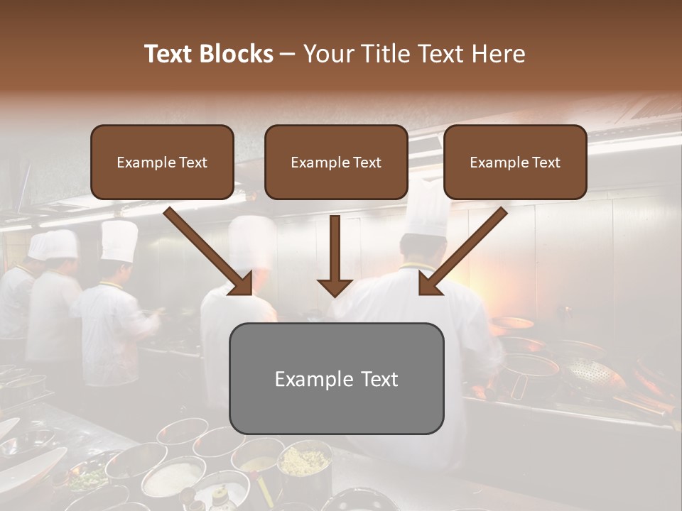Men Cooking Profession PowerPoint Template