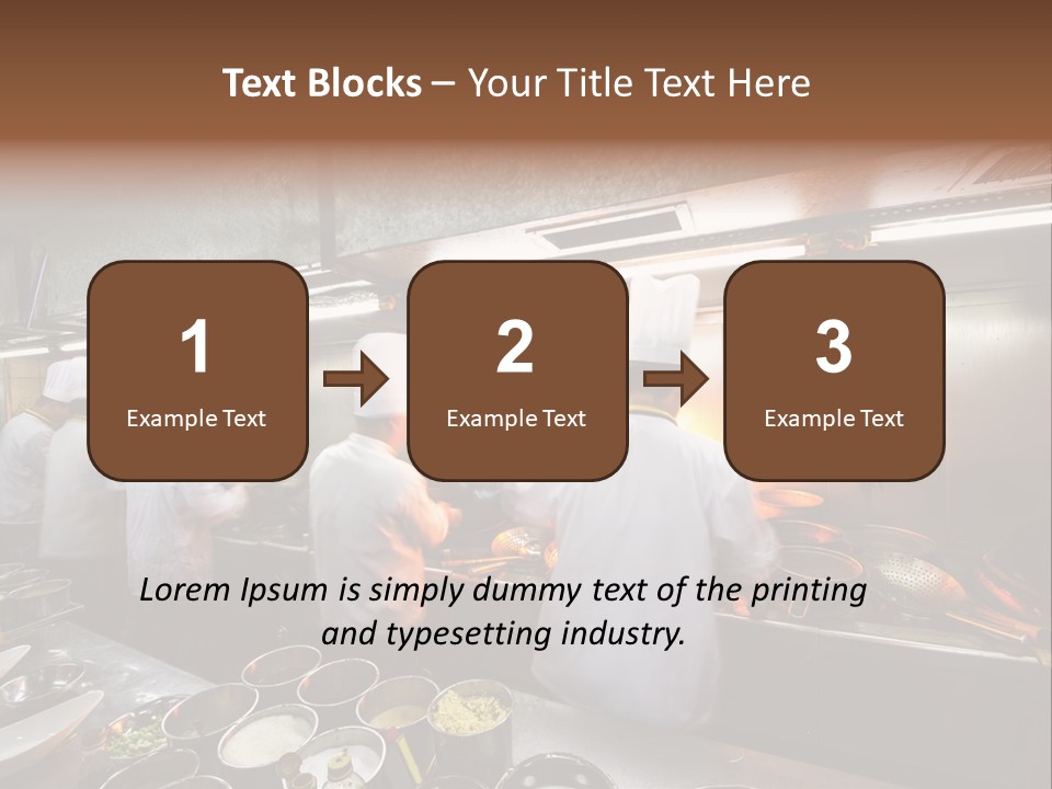 Men Cooking Profession PowerPoint Template