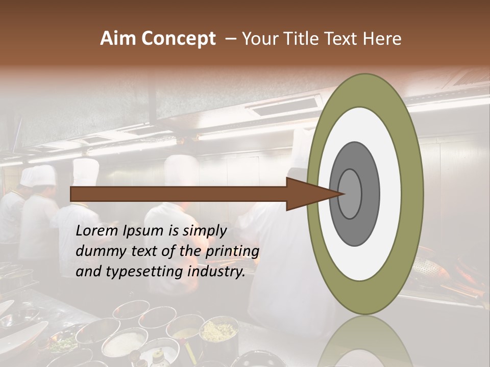 Men Cooking Profession PowerPoint Template