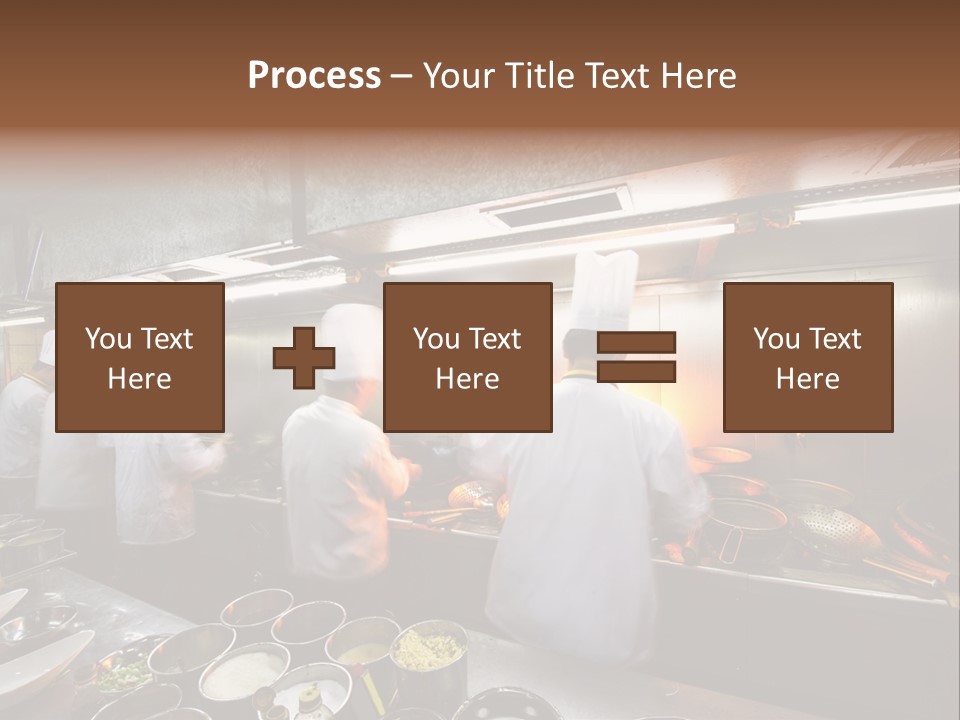 Men Cooking Profession PowerPoint Template