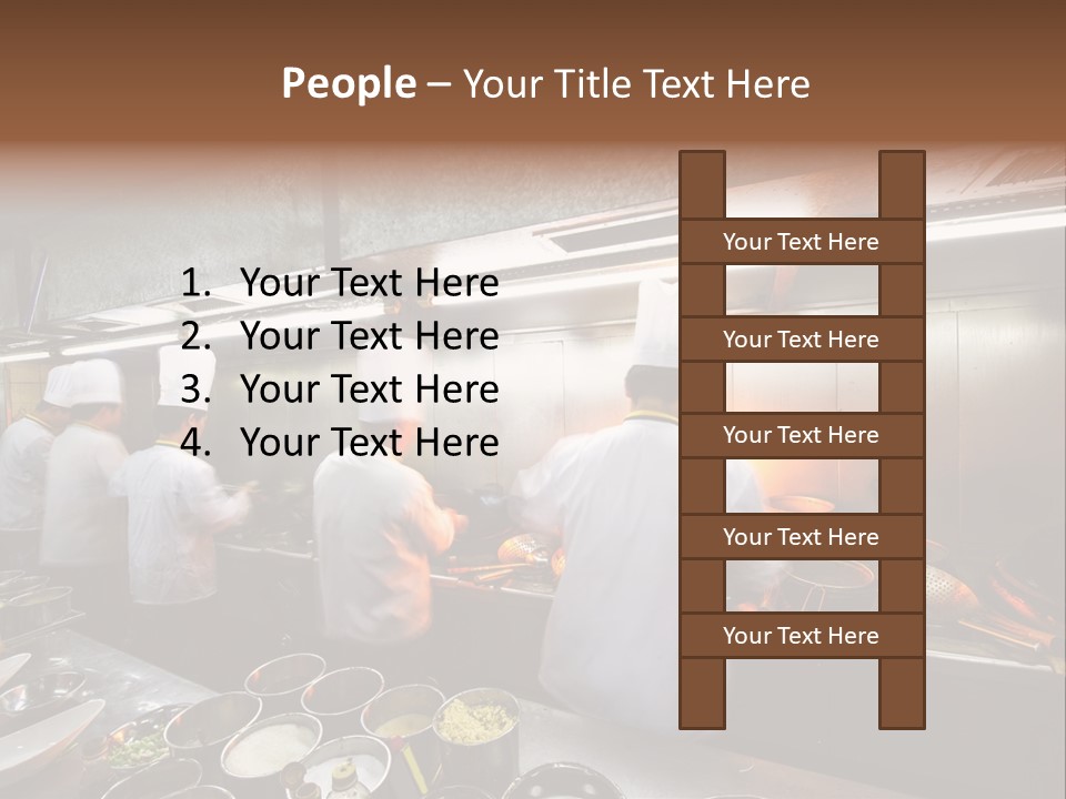 Men Cooking Profession PowerPoint Template