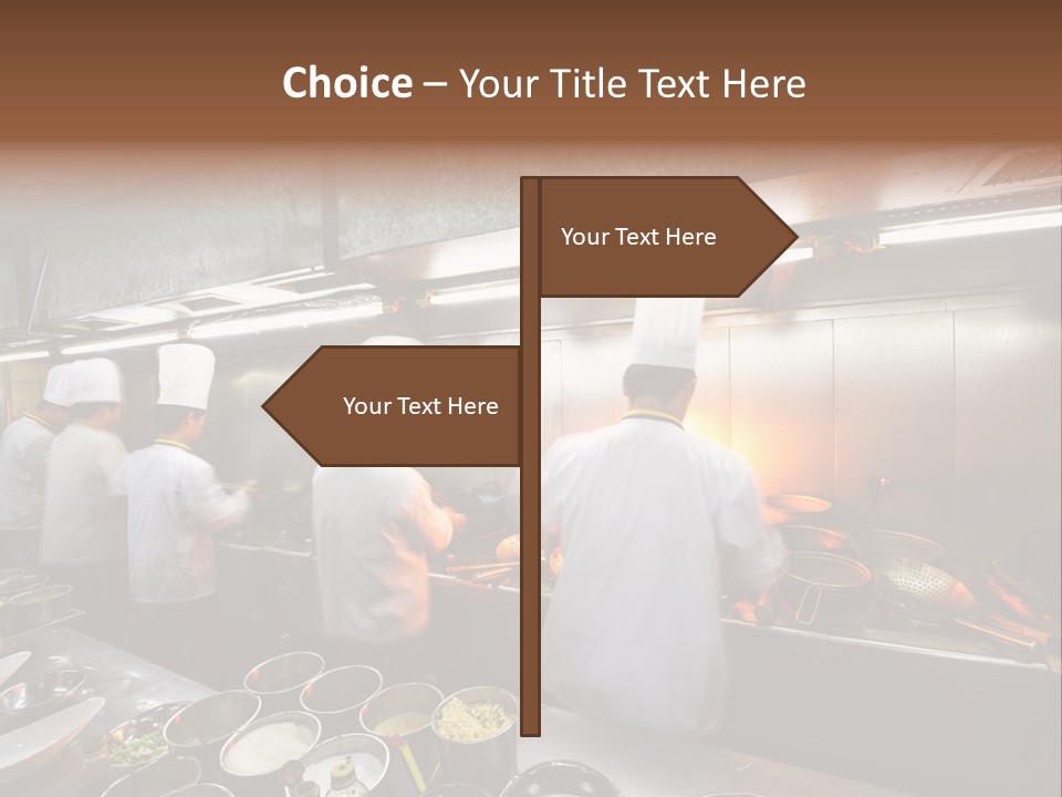 Men Cooking Profession PowerPoint Template