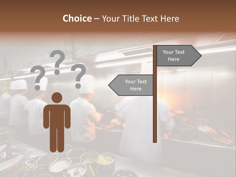Men Cooking Profession PowerPoint Template