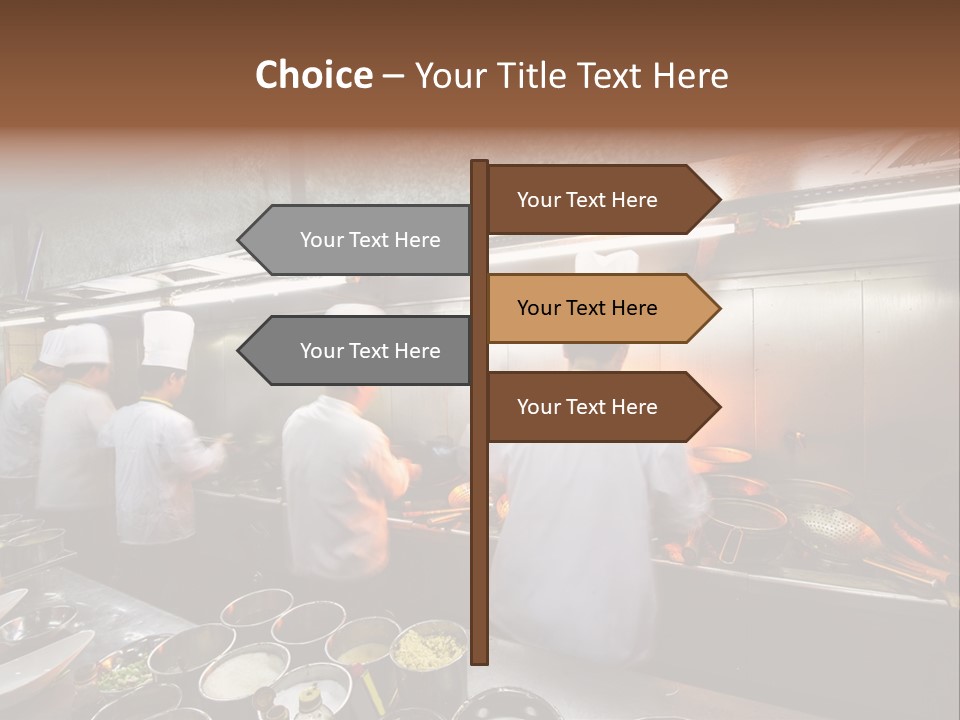 Men Cooking Profession PowerPoint Template