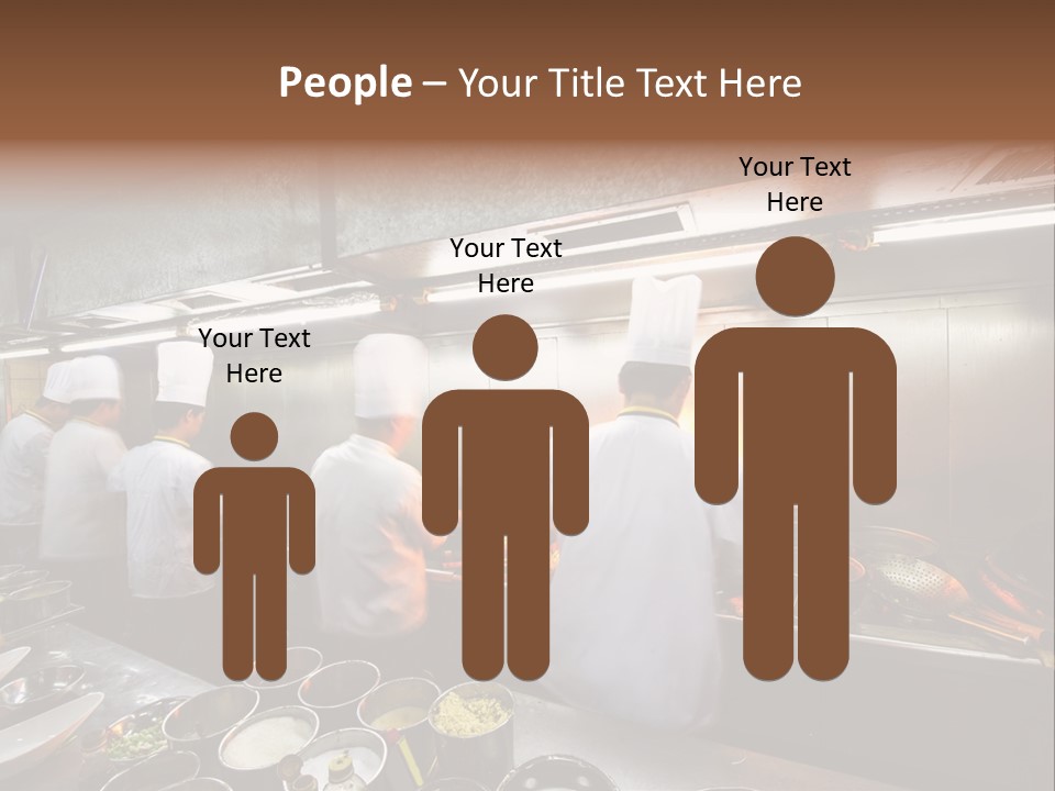 Men Cooking Profession PowerPoint Template