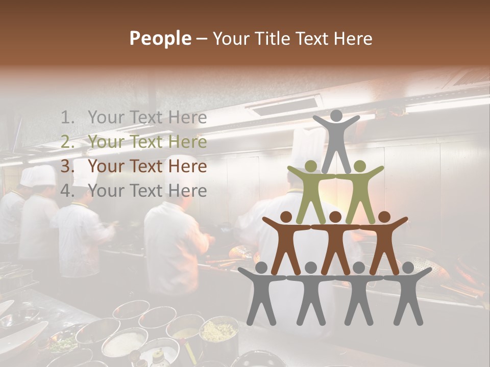 Men Cooking Profession PowerPoint Template