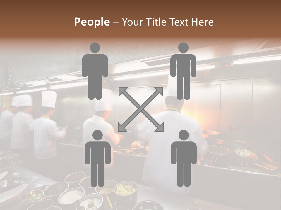 Men Cooking Profession PowerPoint Template