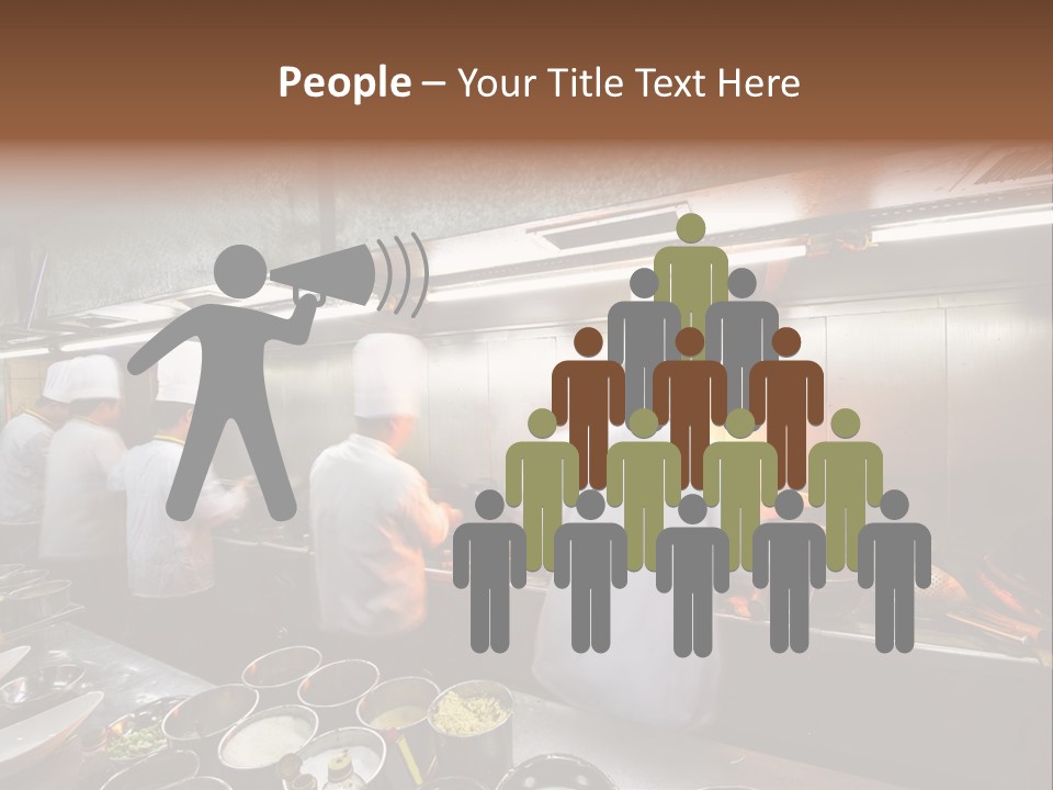 Men Cooking Profession PowerPoint Template