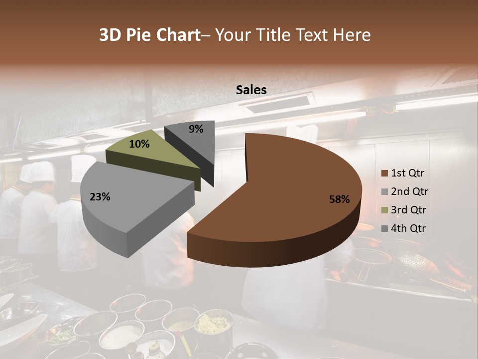 Men Cooking Profession PowerPoint Template