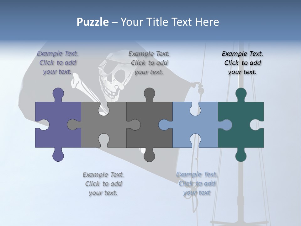 Thief Skull Maritime PowerPoint Template