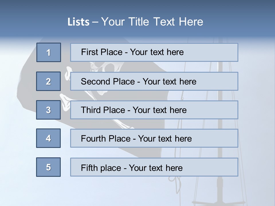 Thief Skull Maritime PowerPoint Template