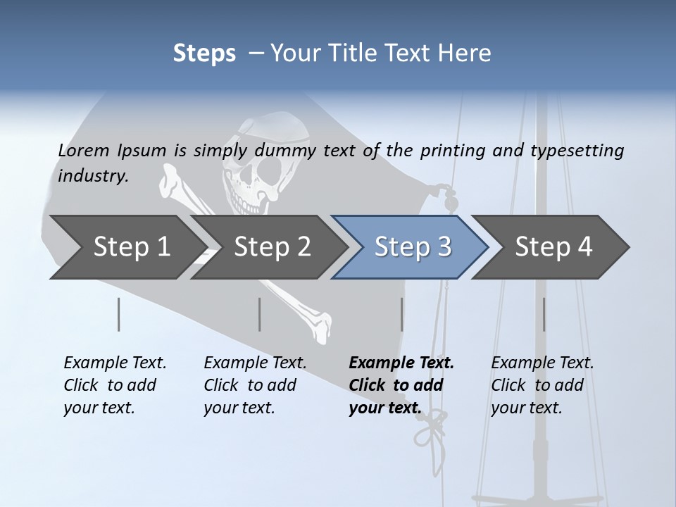 Thief Skull Maritime PowerPoint Template