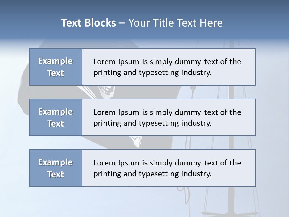 Thief Skull Maritime PowerPoint Template
