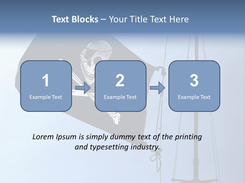 Thief Skull Maritime PowerPoint Template