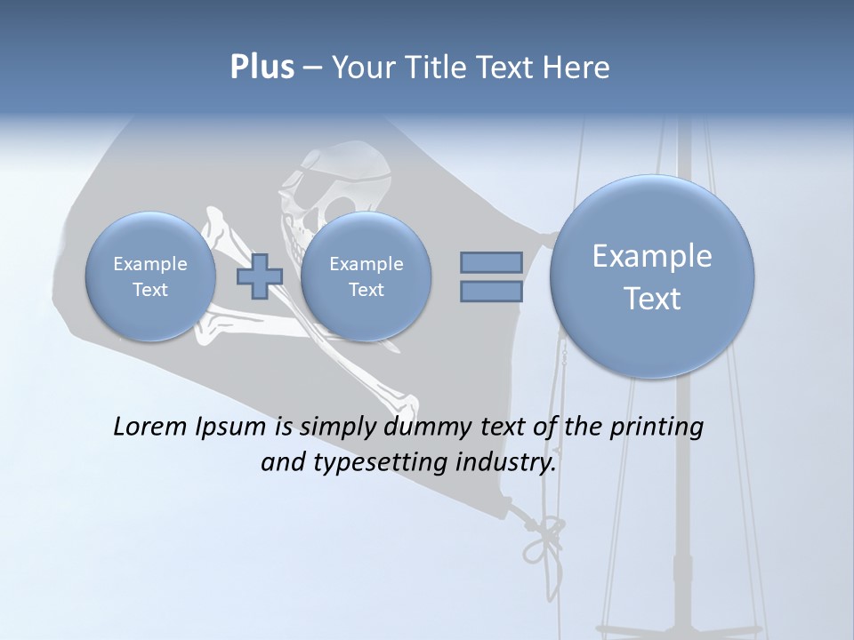 Thief Skull Maritime PowerPoint Template