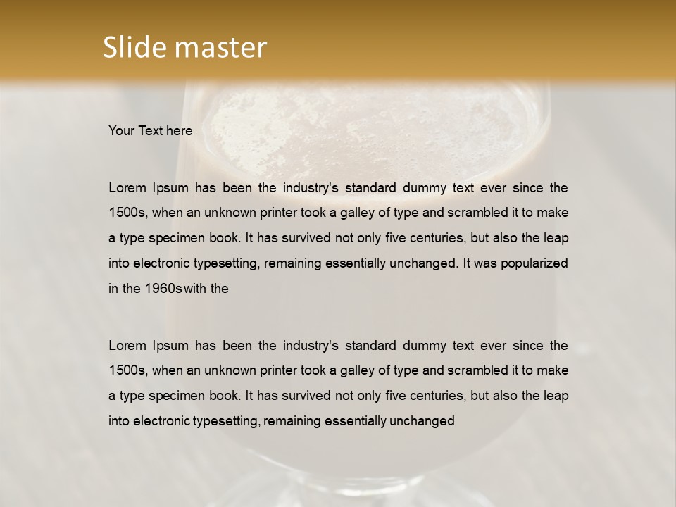 Milk Dairy Cocoa PowerPoint Template