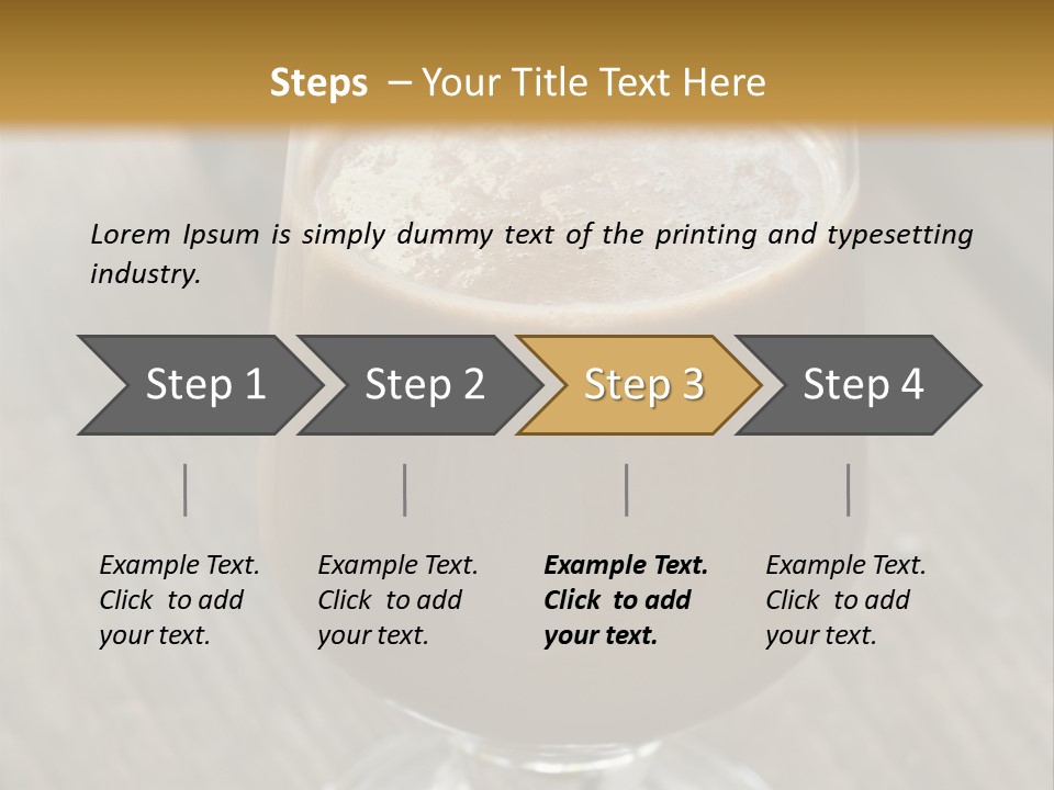 Milk Dairy Cocoa PowerPoint Template