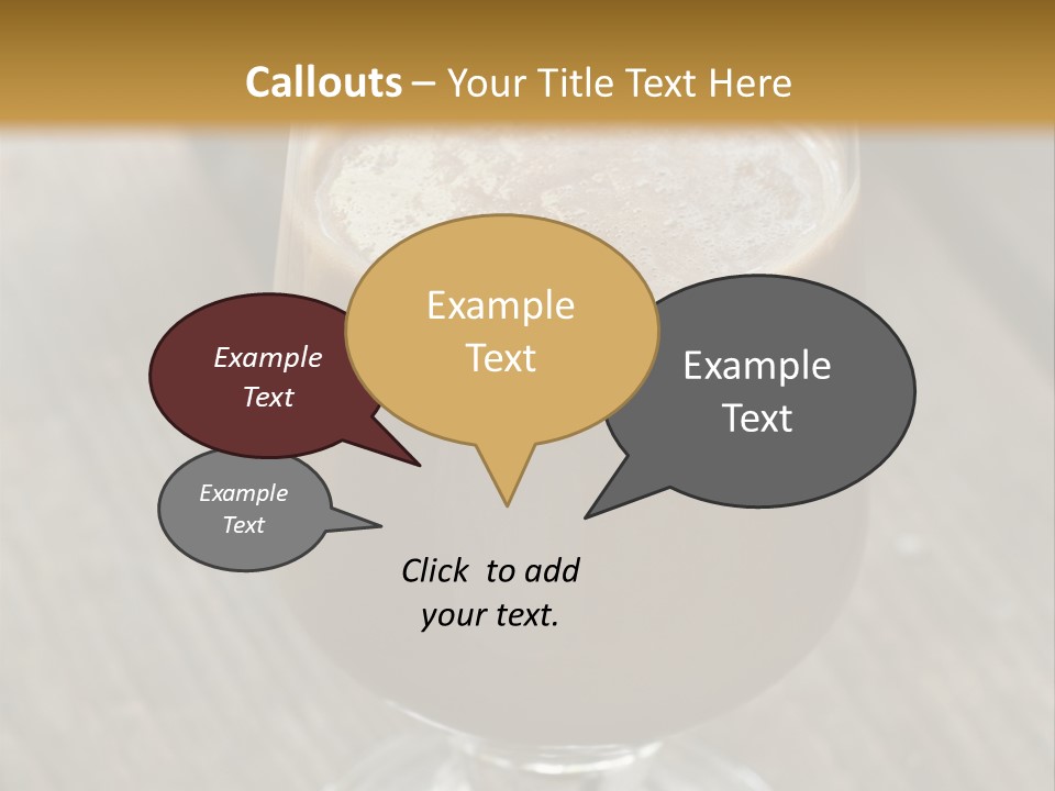 Milk Dairy Cocoa PowerPoint Template