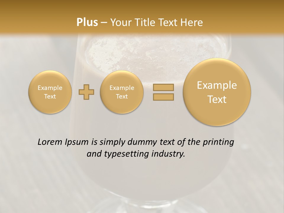 Milk Dairy Cocoa PowerPoint Template
