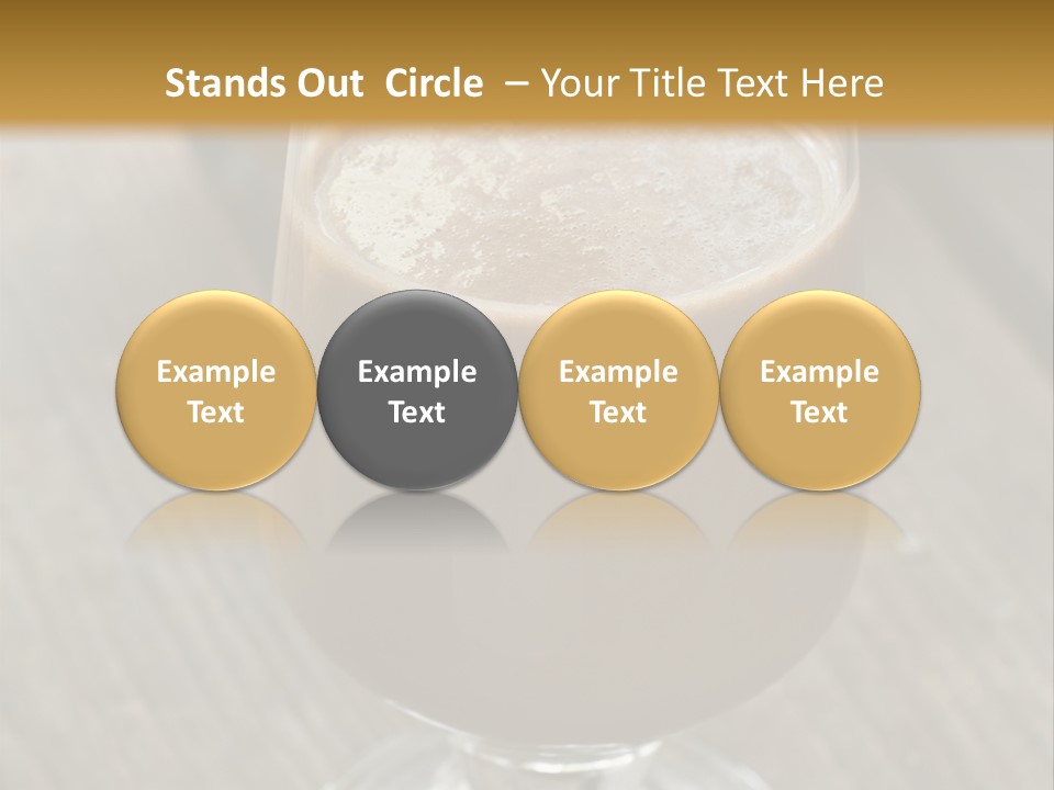 Milk Dairy Cocoa PowerPoint Template