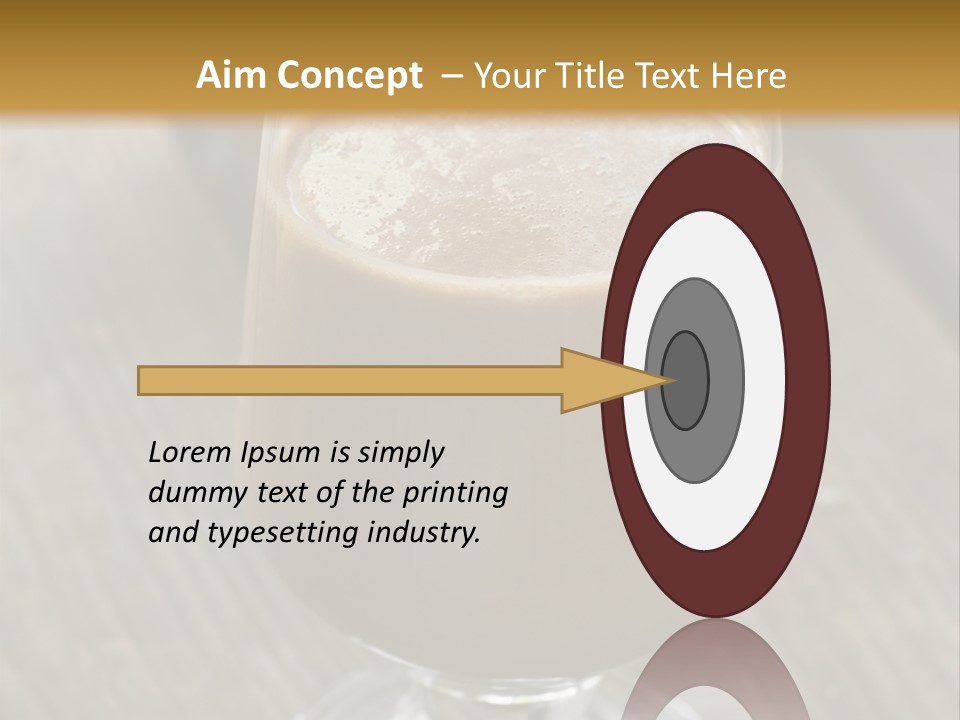 Milk Dairy Cocoa PowerPoint Template