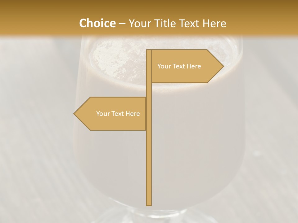 Milk Dairy Cocoa PowerPoint Template