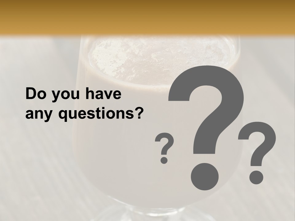 Milk Dairy Cocoa PowerPoint Template