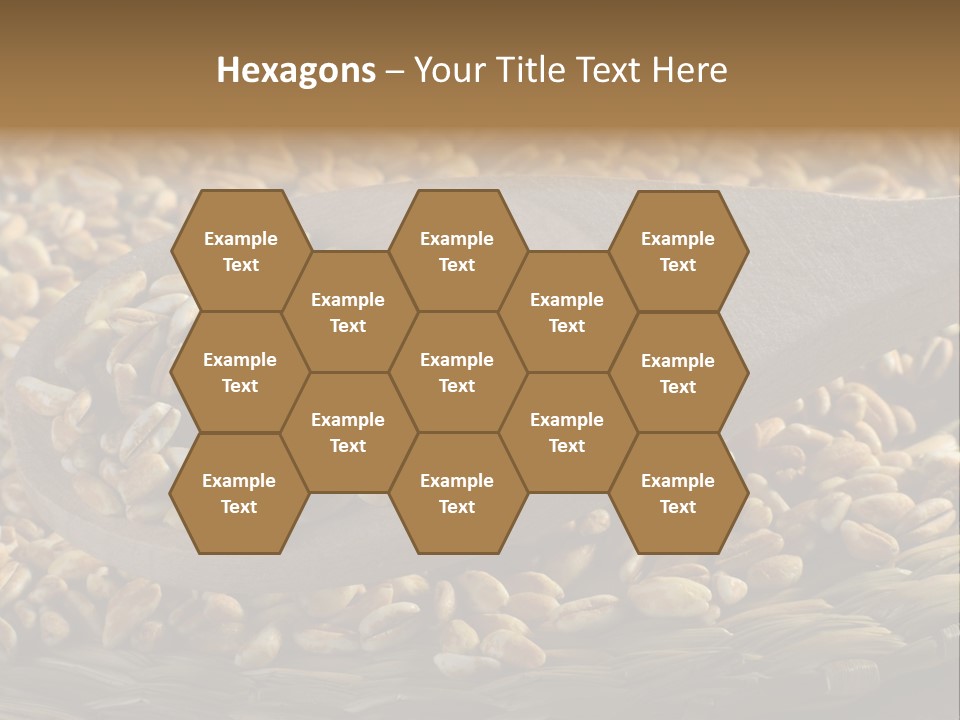 Cereals Zinc Wooden Spoon PowerPoint Template