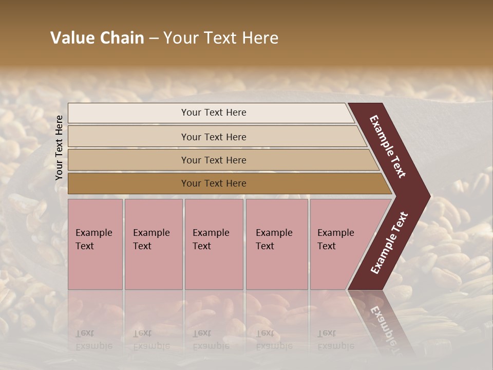 Cereals Zinc Wooden Spoon PowerPoint Template
