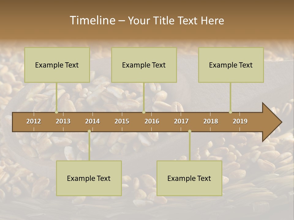 Cereals Zinc Wooden Spoon PowerPoint Template