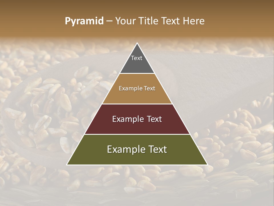 Cereals Zinc Wooden Spoon PowerPoint Template