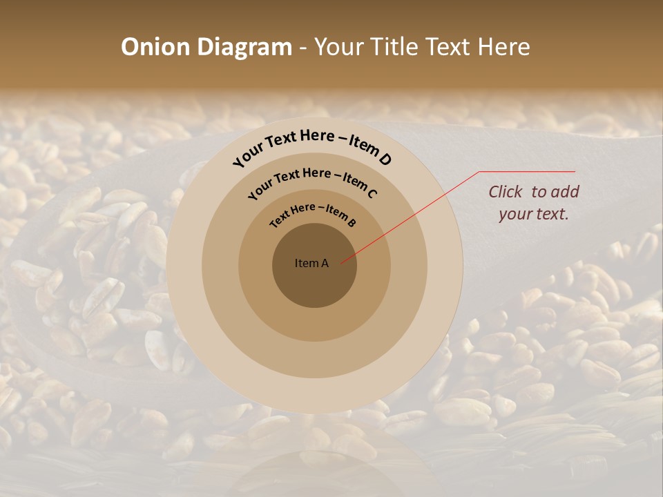 Cereals Zinc Wooden Spoon PowerPoint Template