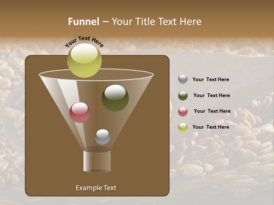 Cereals Zinc Wooden Spoon PowerPoint Template