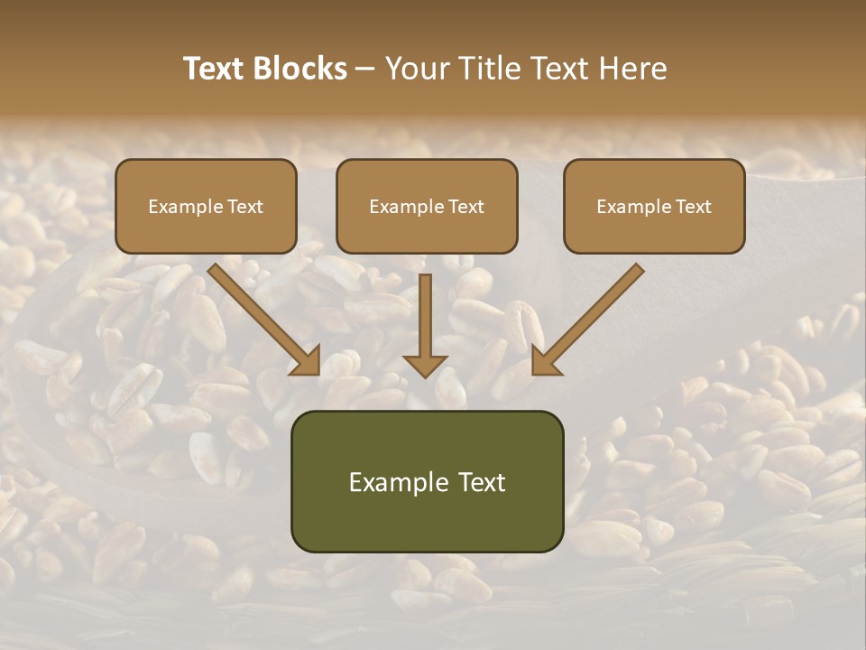 Cereals Zinc Wooden Spoon PowerPoint Template