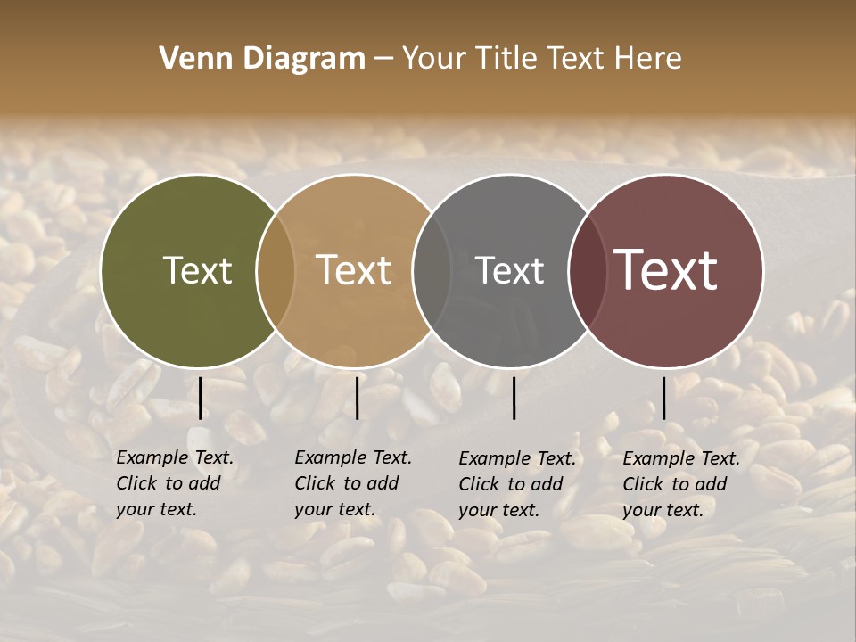 Cereals Zinc Wooden Spoon PowerPoint Template