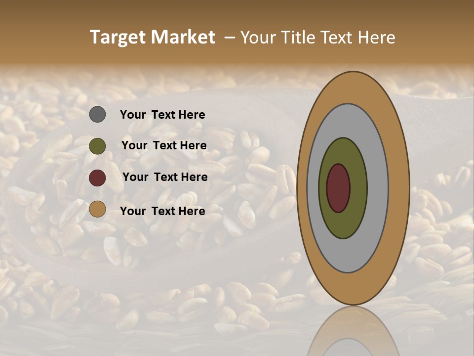 Cereals Zinc Wooden Spoon PowerPoint Template