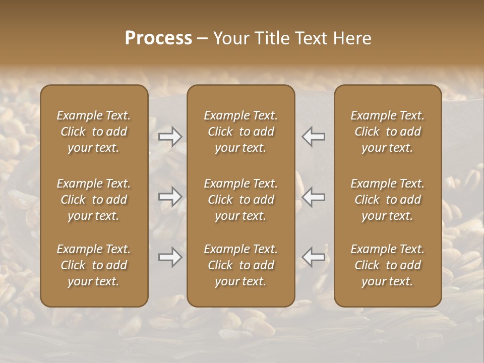 Cereals Zinc Wooden Spoon PowerPoint Template