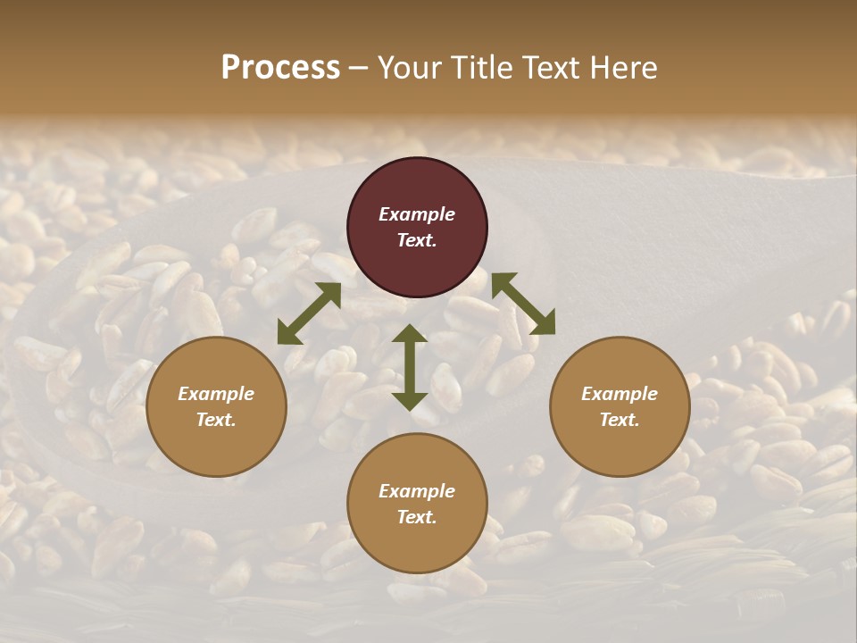 Cereals Zinc Wooden Spoon PowerPoint Template