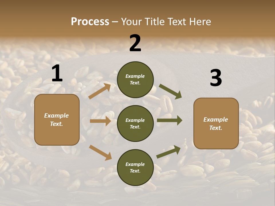 Cereals Zinc Wooden Spoon PowerPoint Template