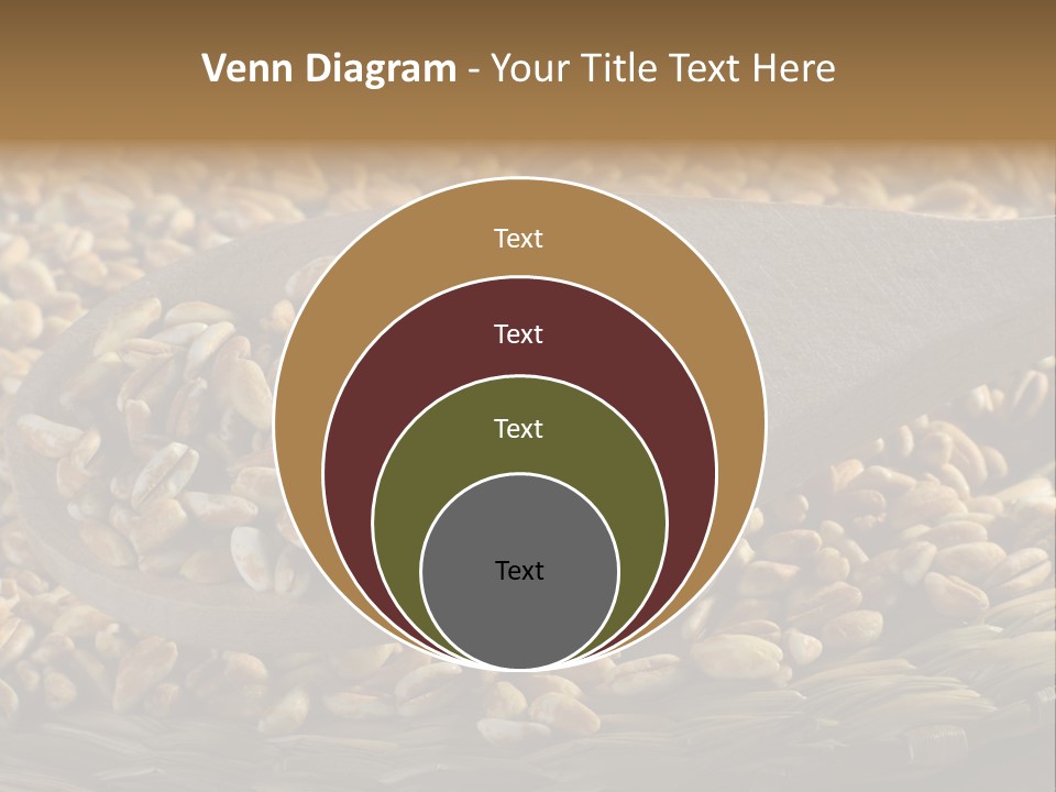 Cereals Zinc Wooden Spoon PowerPoint Template