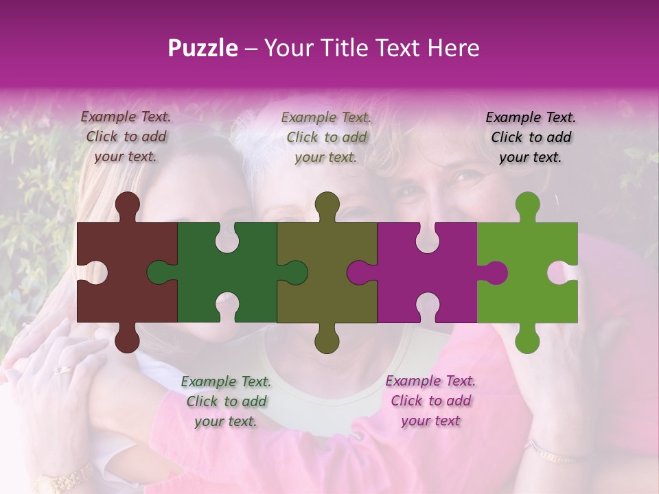 Nana Granddaughter Relationship PowerPoint Template