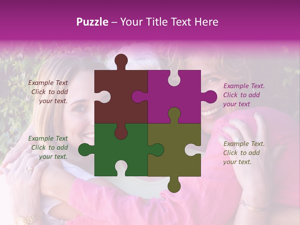 Nana Granddaughter Relationship PowerPoint Template