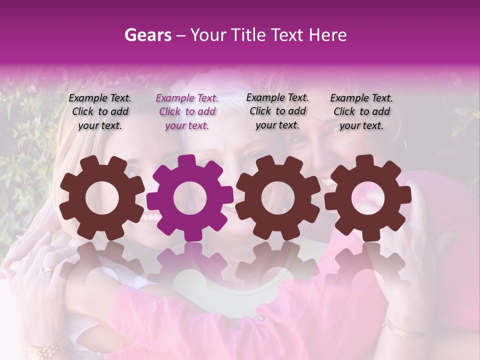 Nana Granddaughter Relationship PowerPoint Template