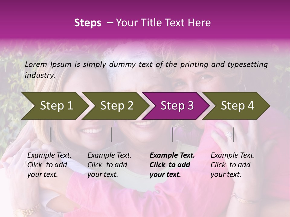 Nana Granddaughter Relationship PowerPoint Template