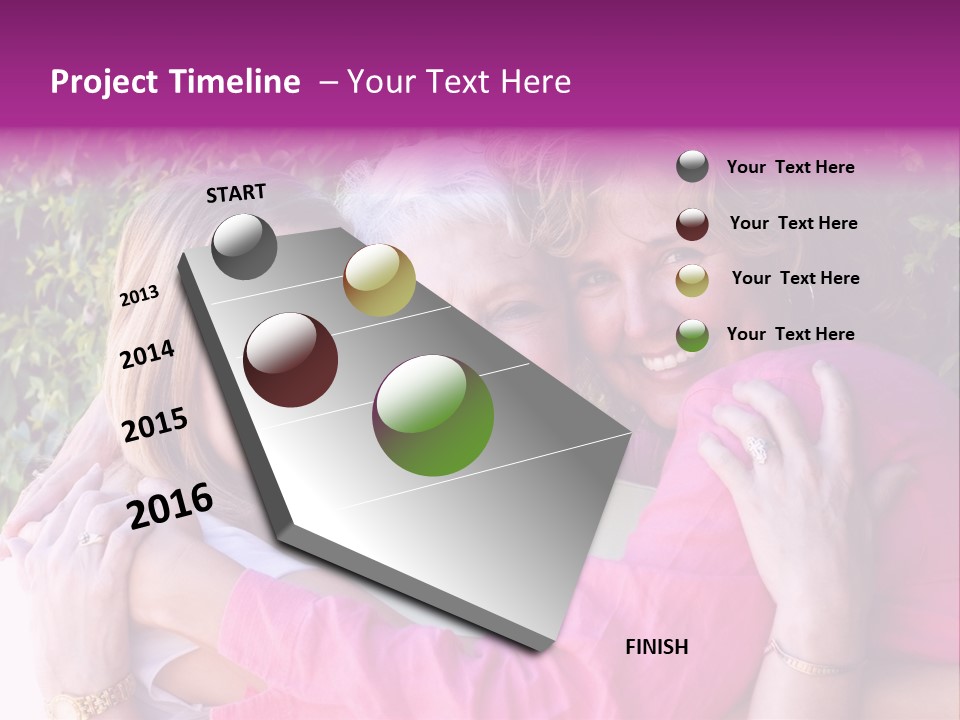 Nana Granddaughter Relationship PowerPoint Template