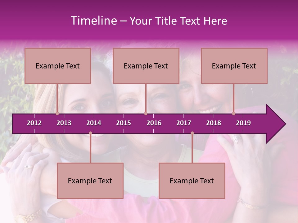 Nana Granddaughter Relationship PowerPoint Template