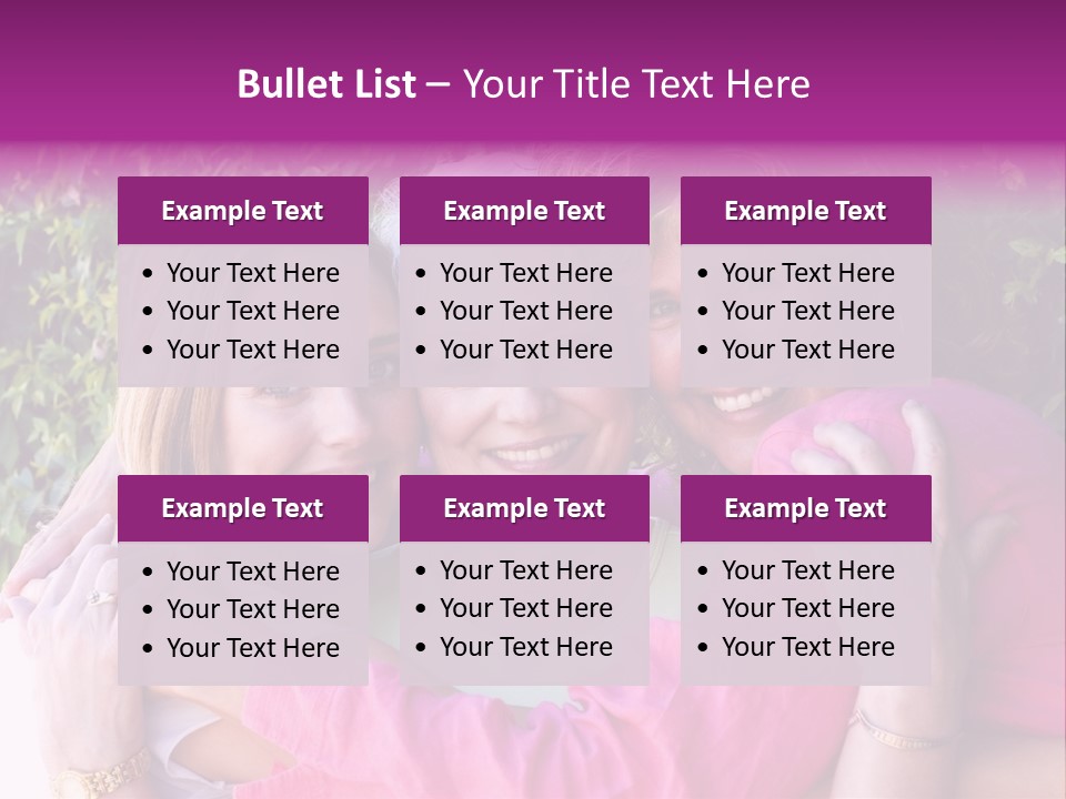 Nana Granddaughter Relationship PowerPoint Template